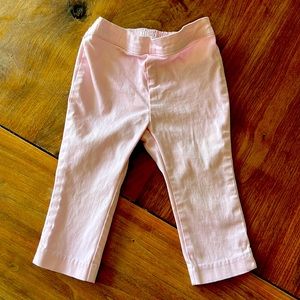 Janie and Jack 12-18 M pink straight leg pant